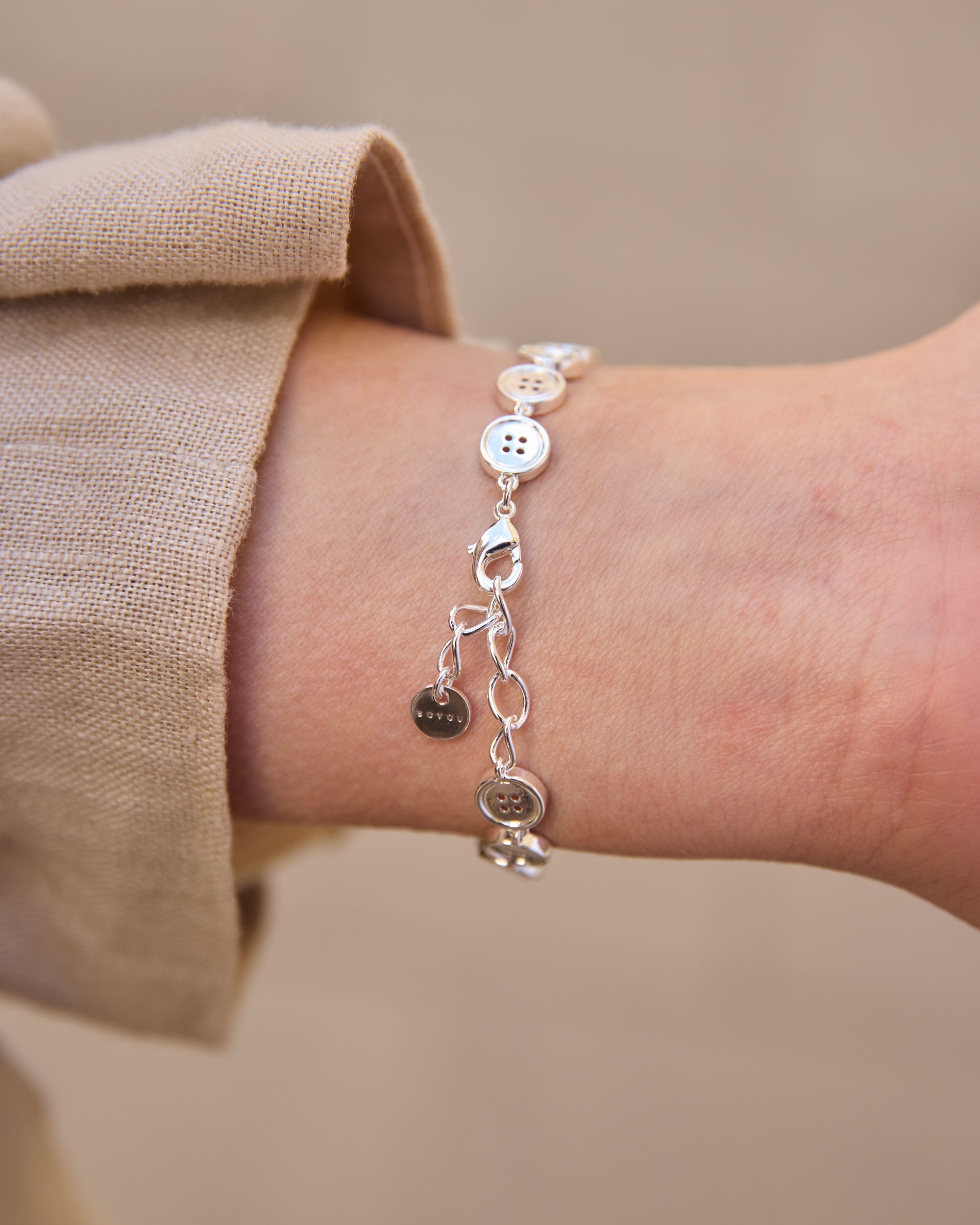 Classic Button Bracelet