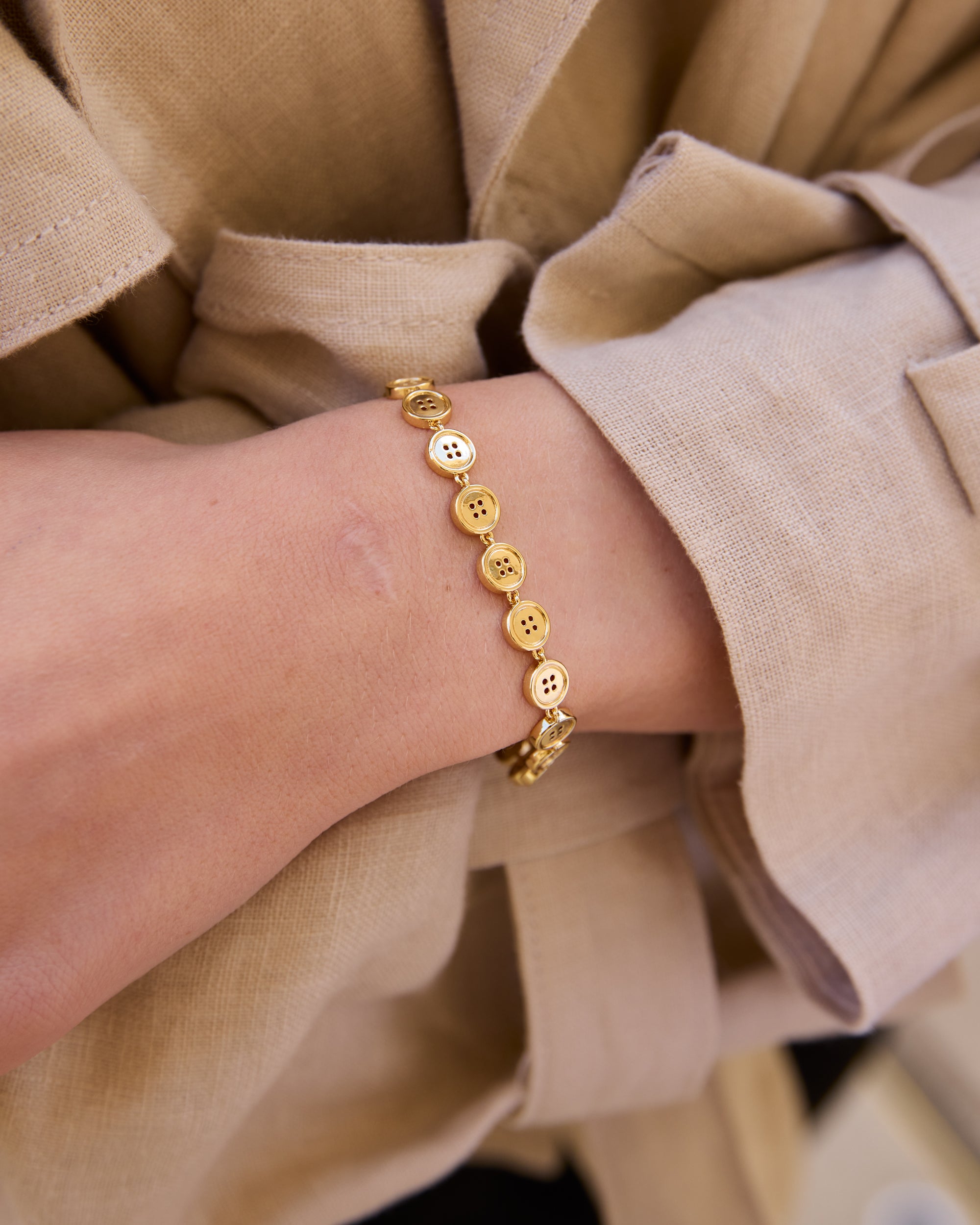 Classic Button Bracelet