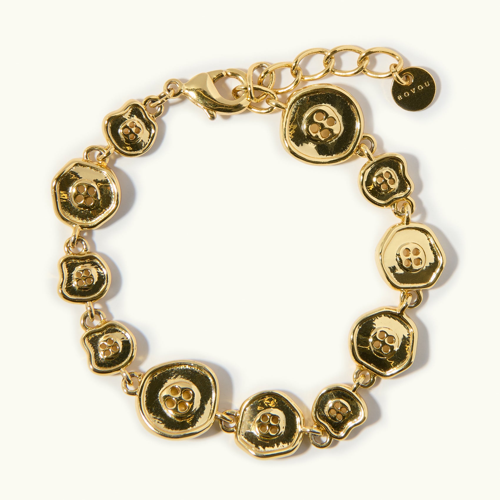 Bold Button Bracelet