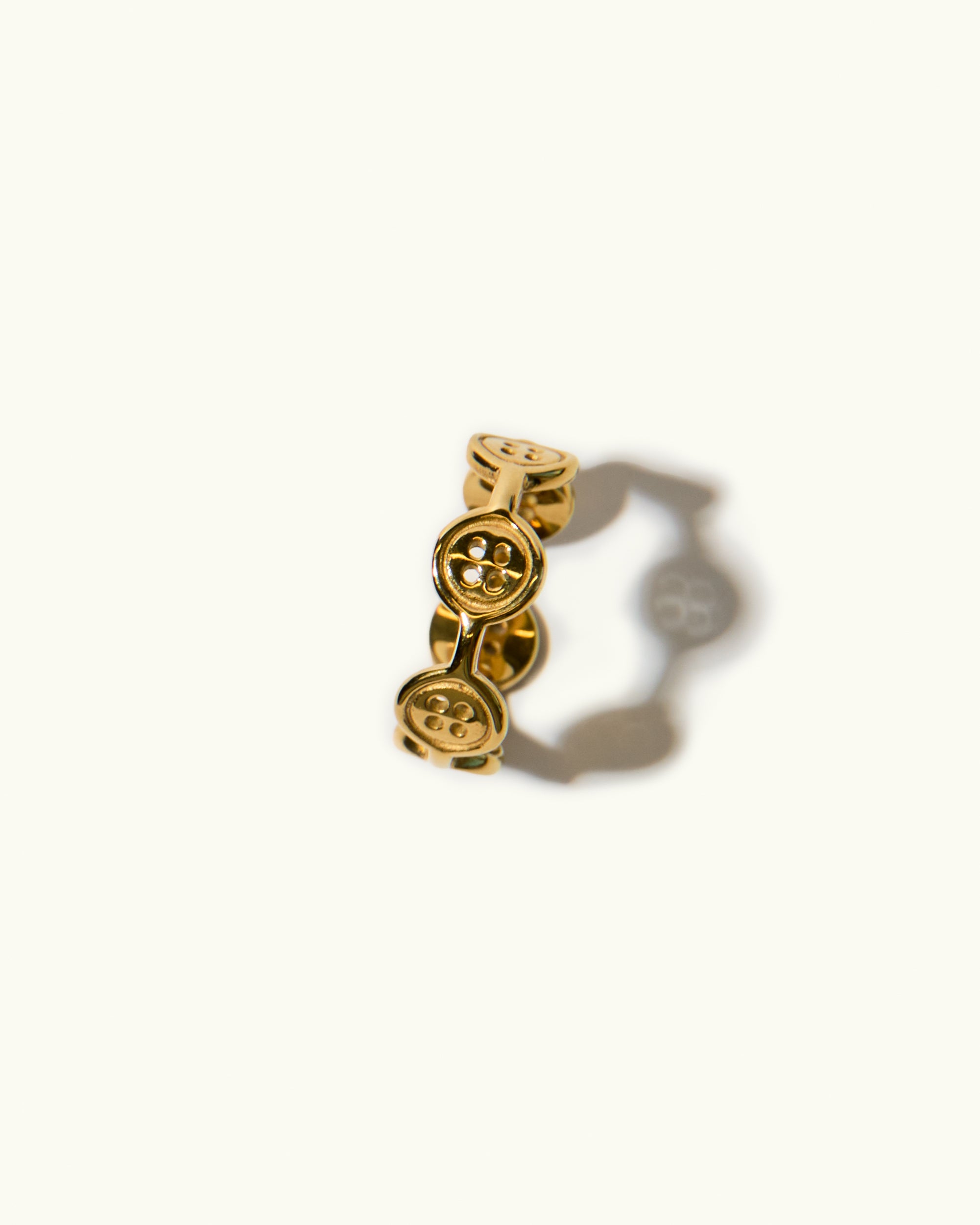 Signature Button Ring