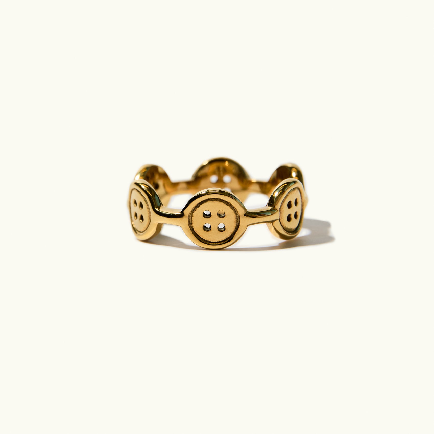 Signature Button Ring