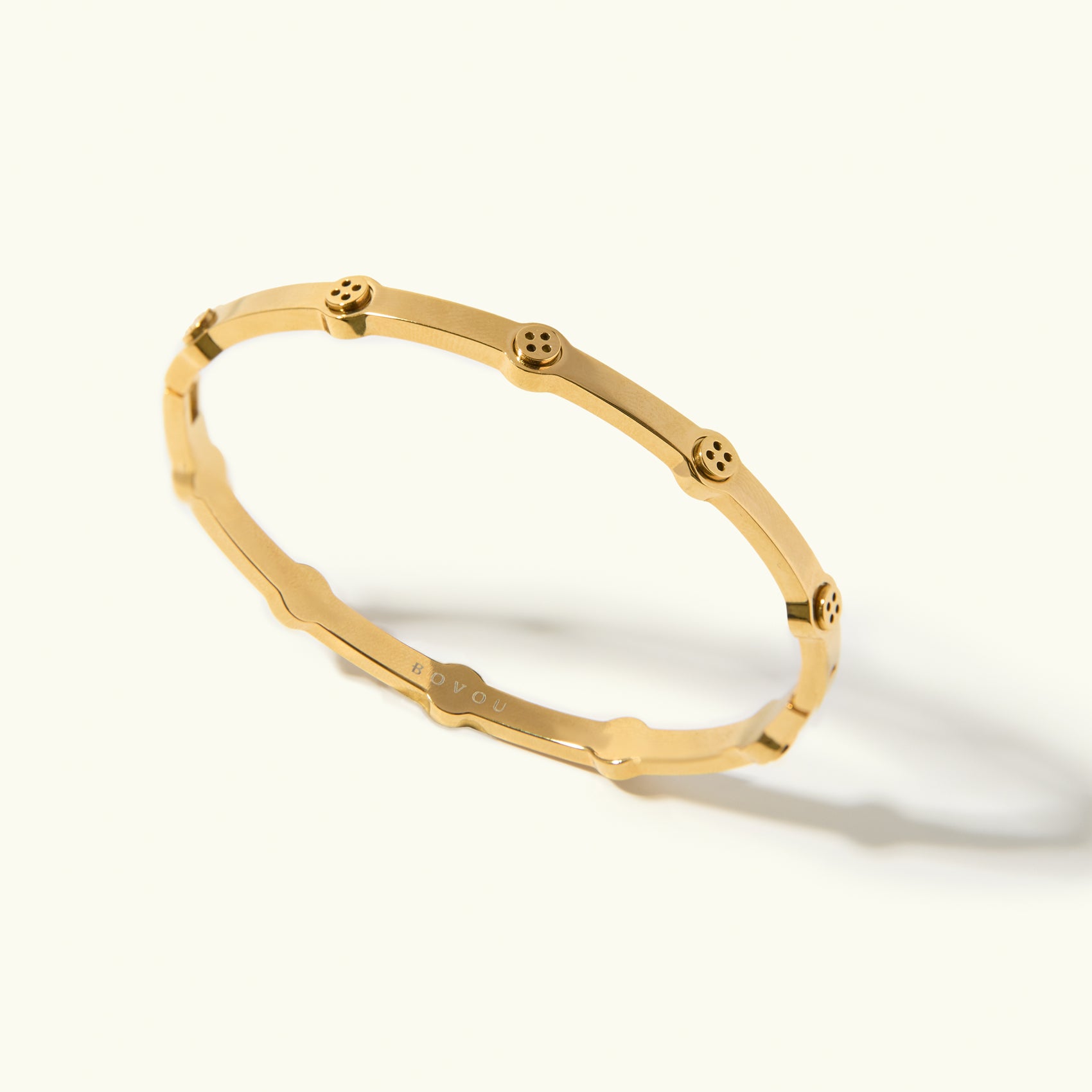 Classic Button Bangle