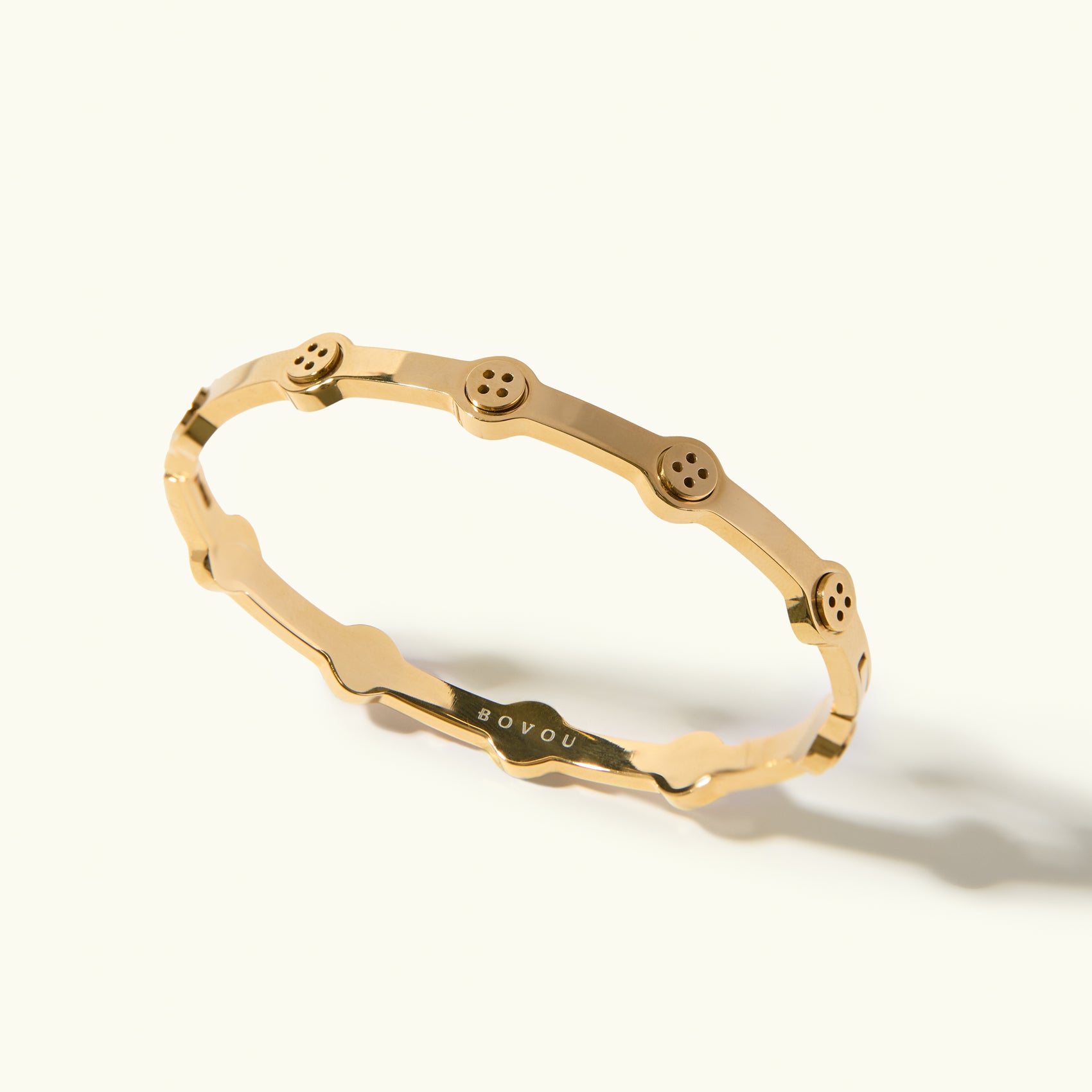 Classic Button Bangle