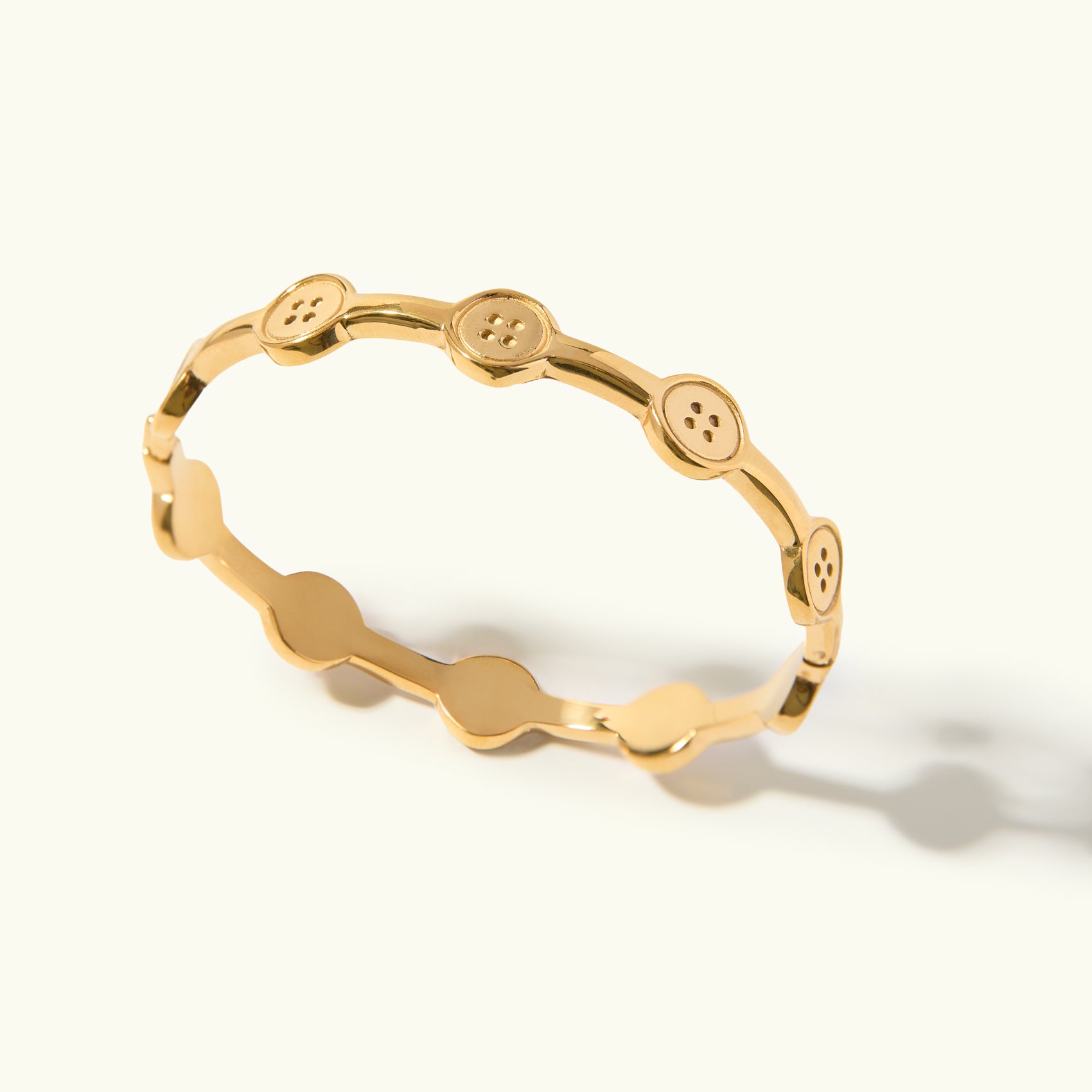 Bold Button Bangle