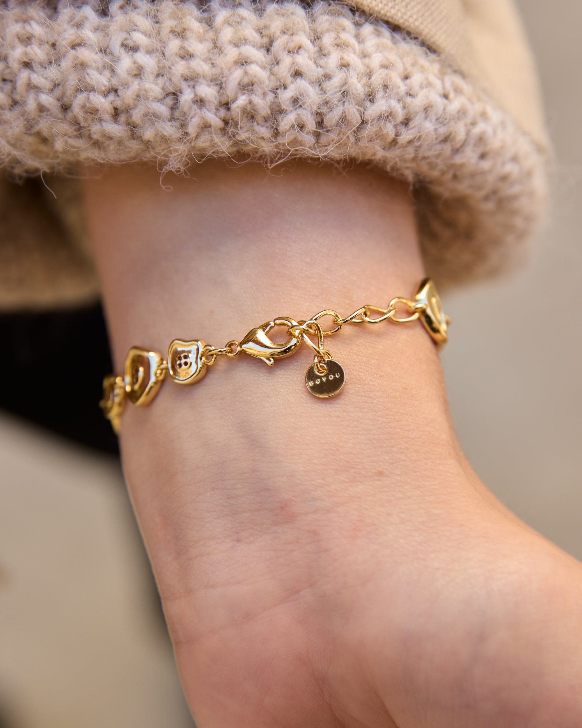 Bold Button Bracelet