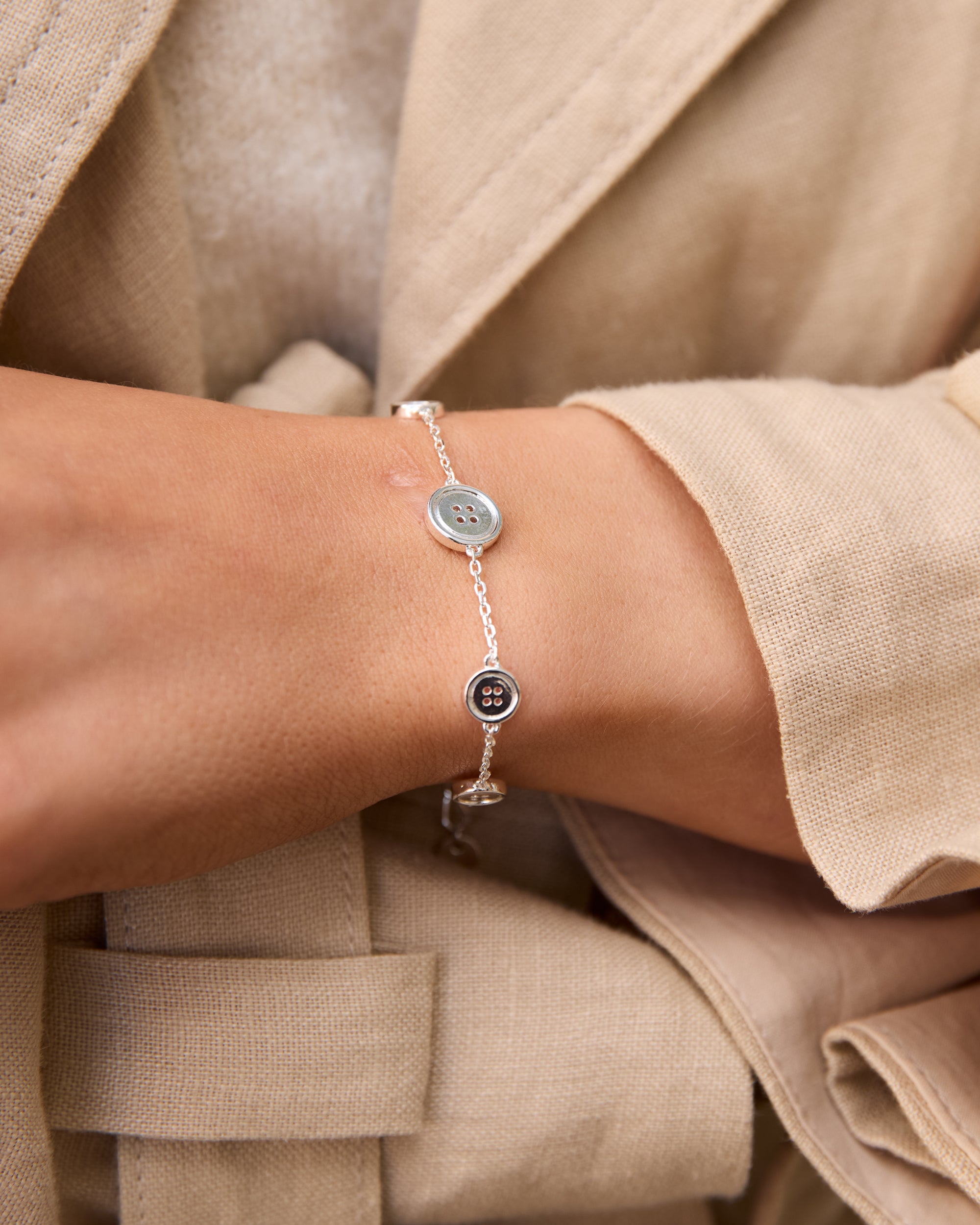 Signature Button Bracelet