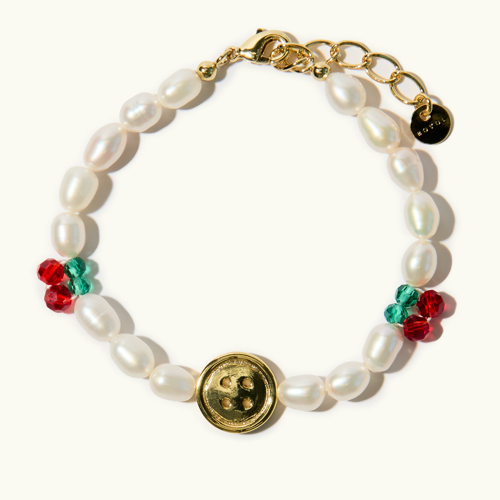 Cherry Pearl Bracelet