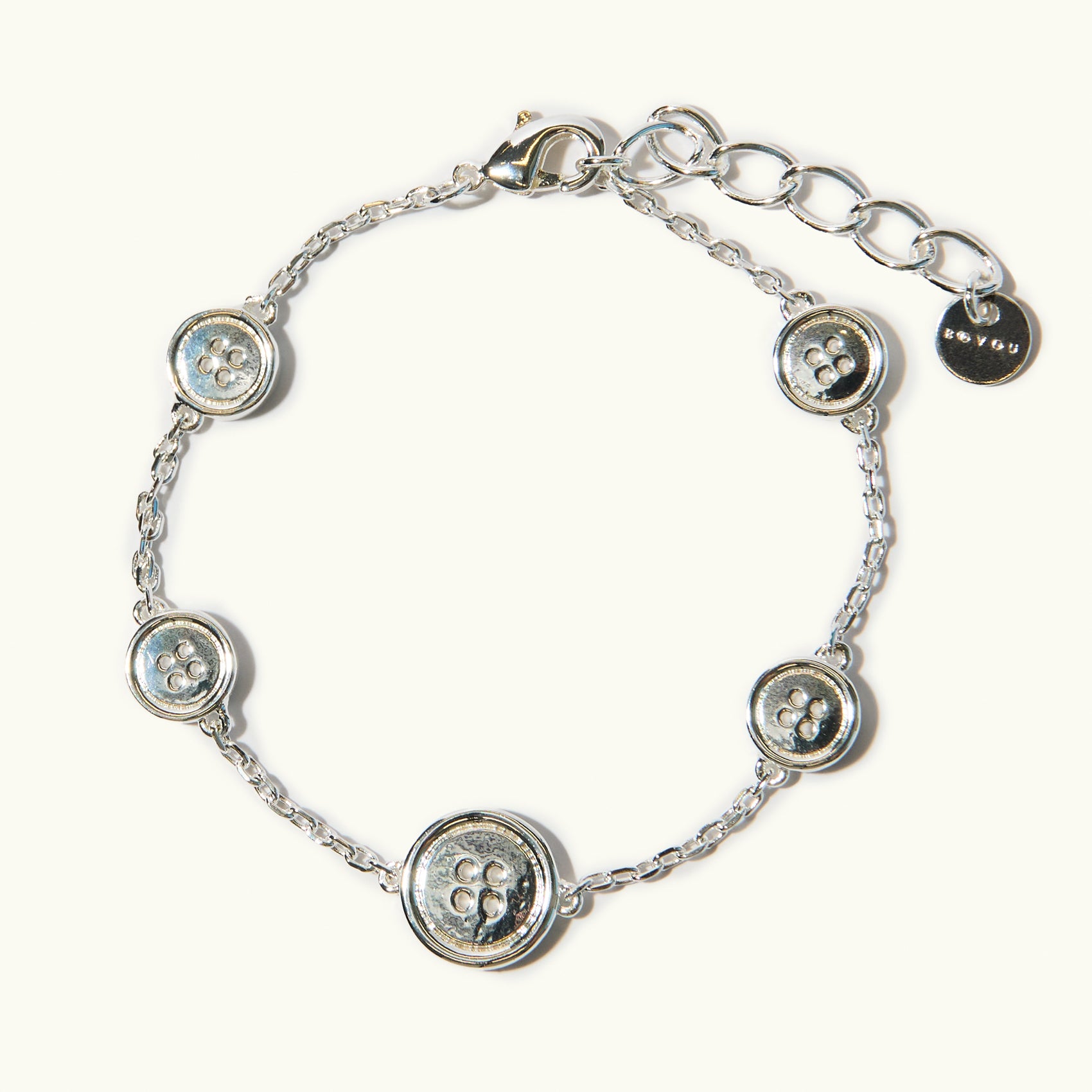 Signature Button Bracelet