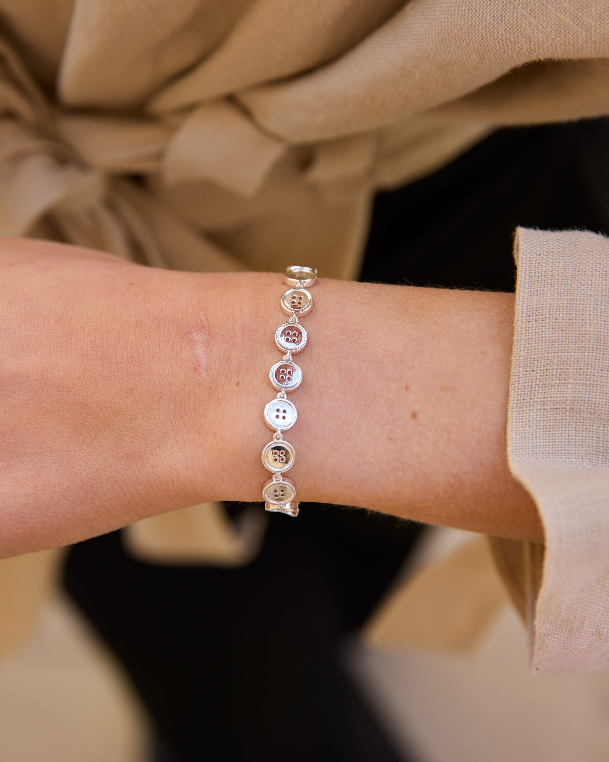 Classic Button Bracelet