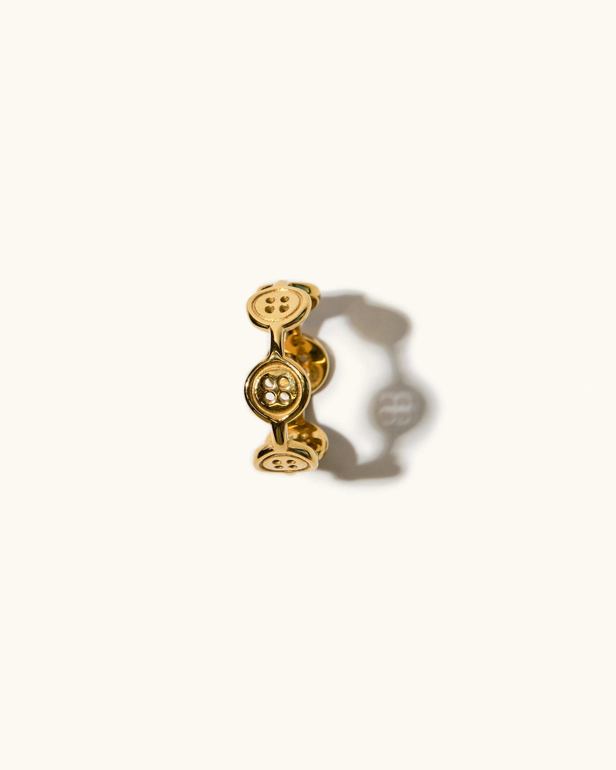 Signature Button Ring