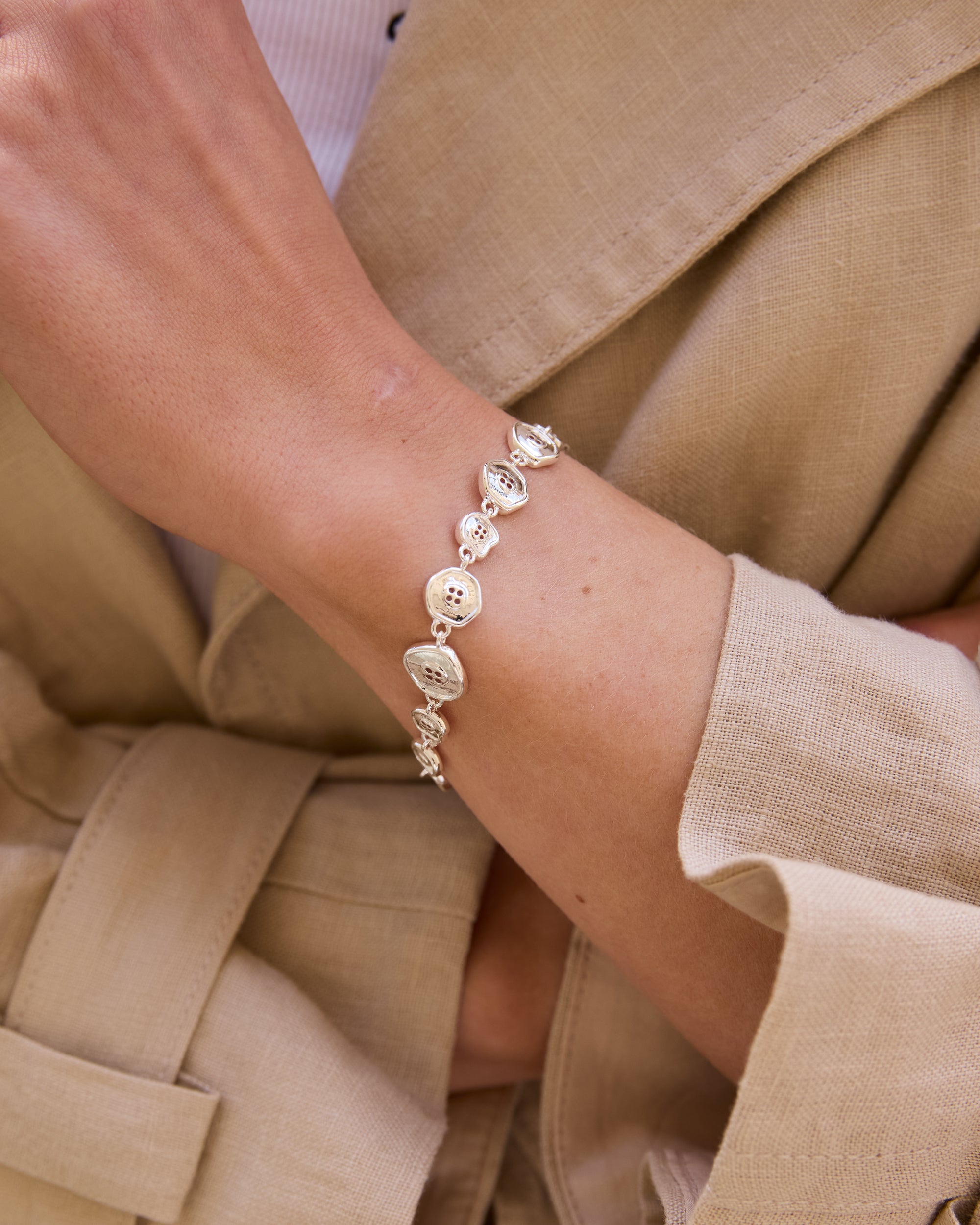 Bold Button Bracelet