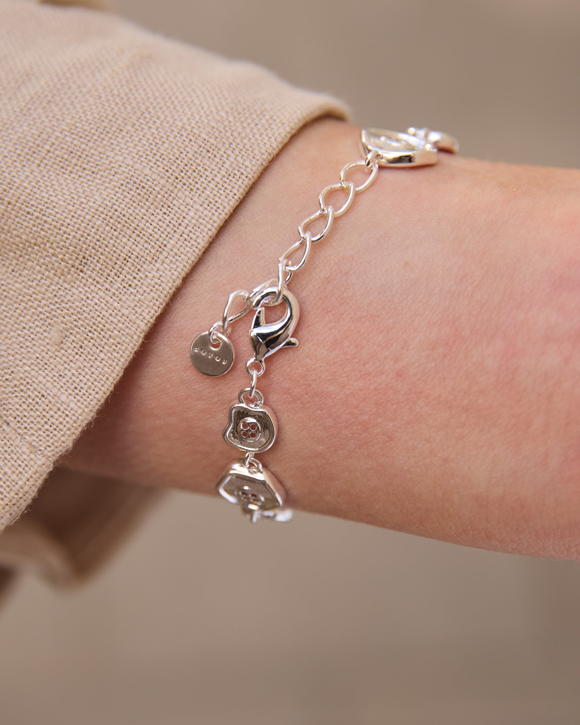 Bold Button Bracelet