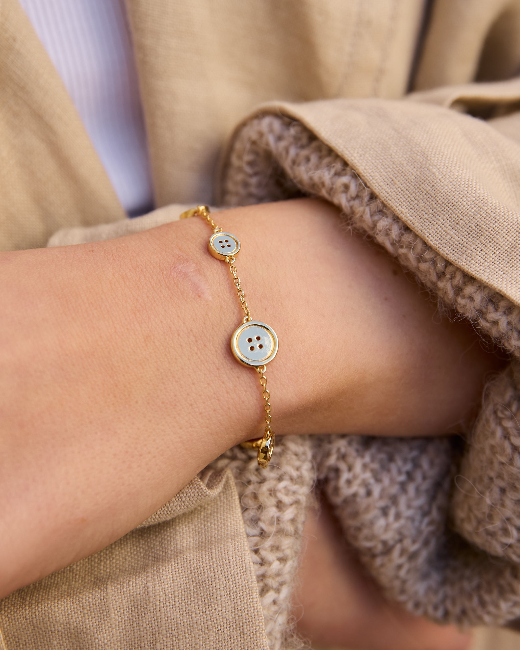 Signature Button Bracelet