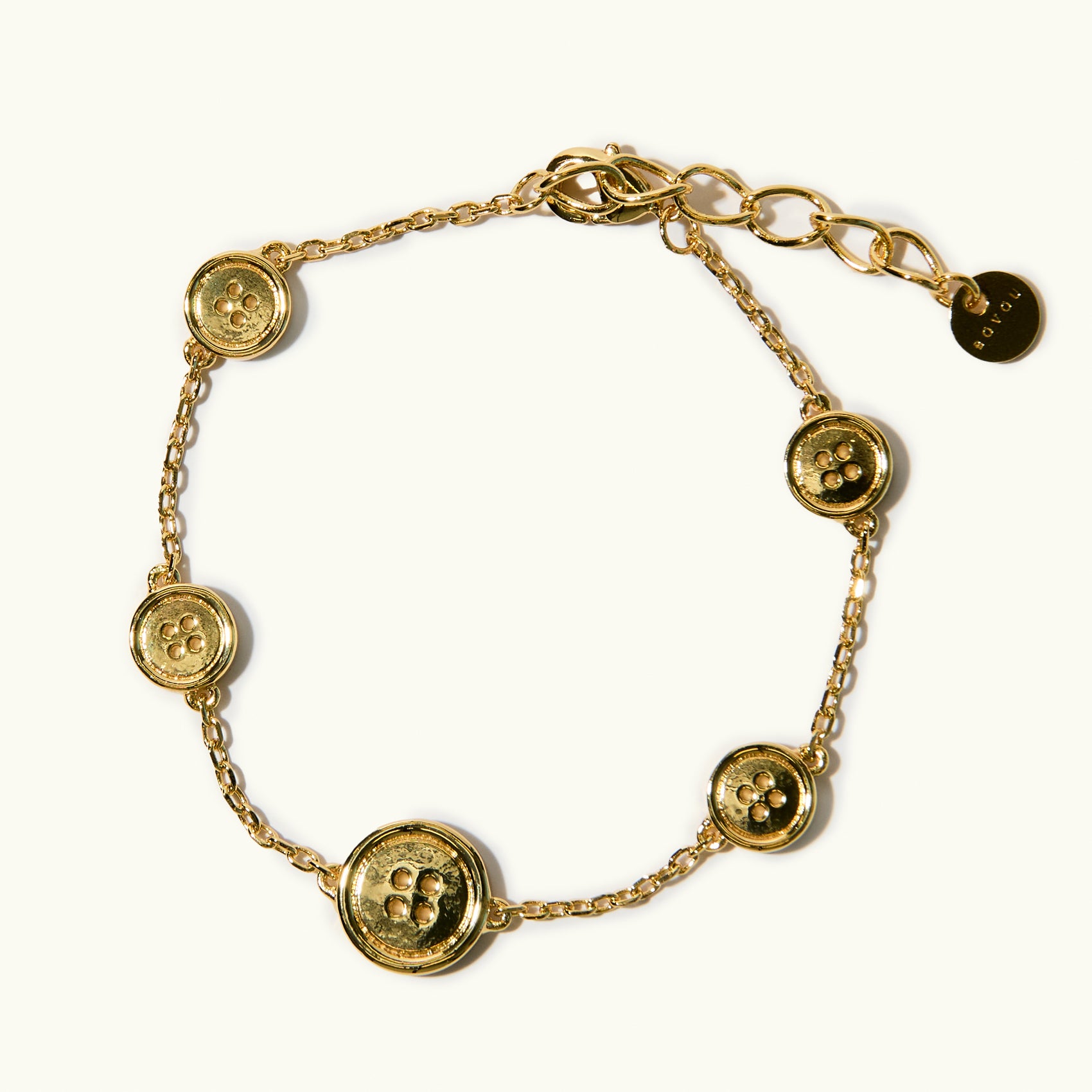 Signature Button Bracelet